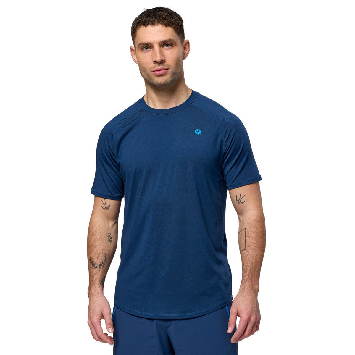 Gym+Coffee Relentless Tee - Mens - Petrol Blue