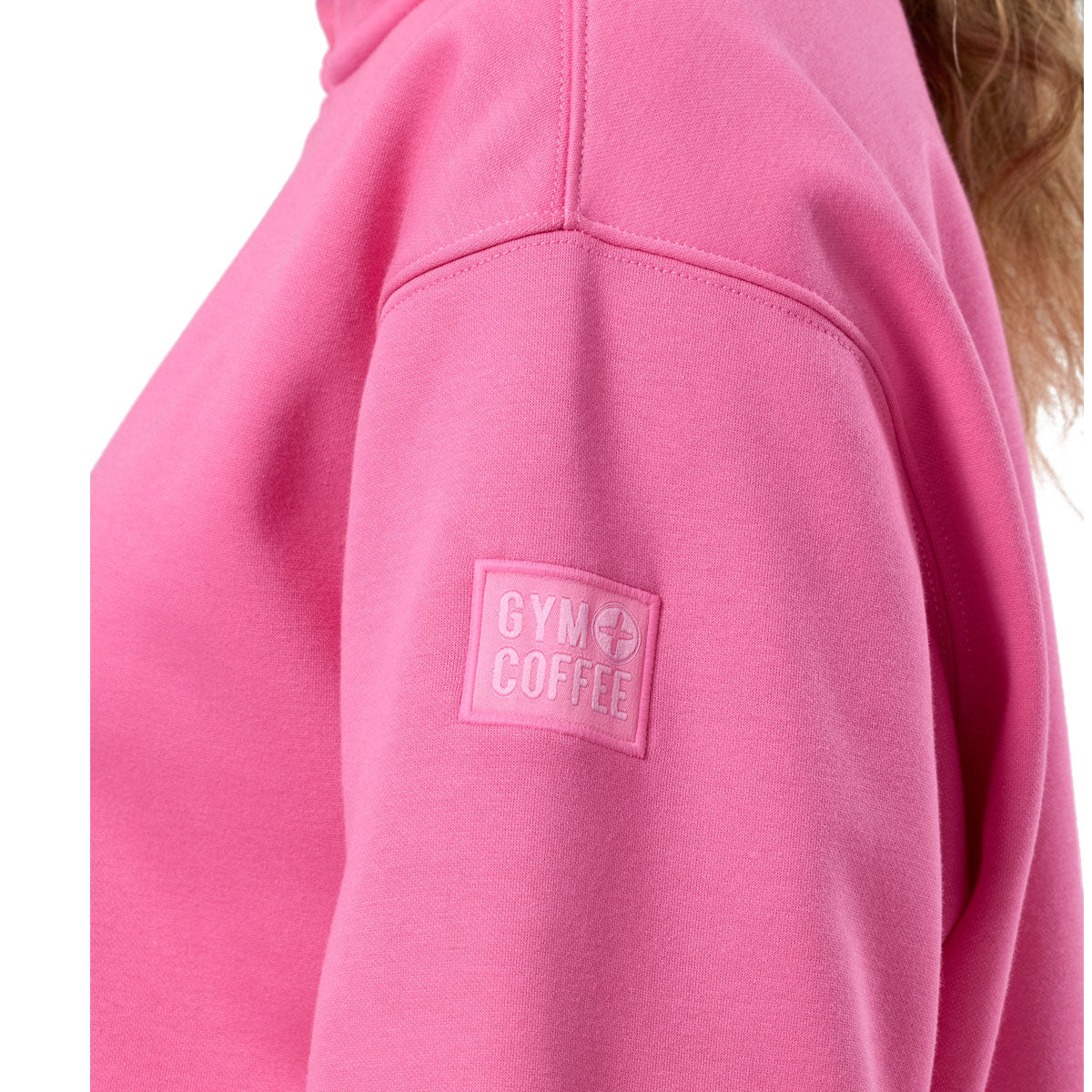 Gym+Coffee Ribbed Quarter Zip - Womens - Sangria Sunset