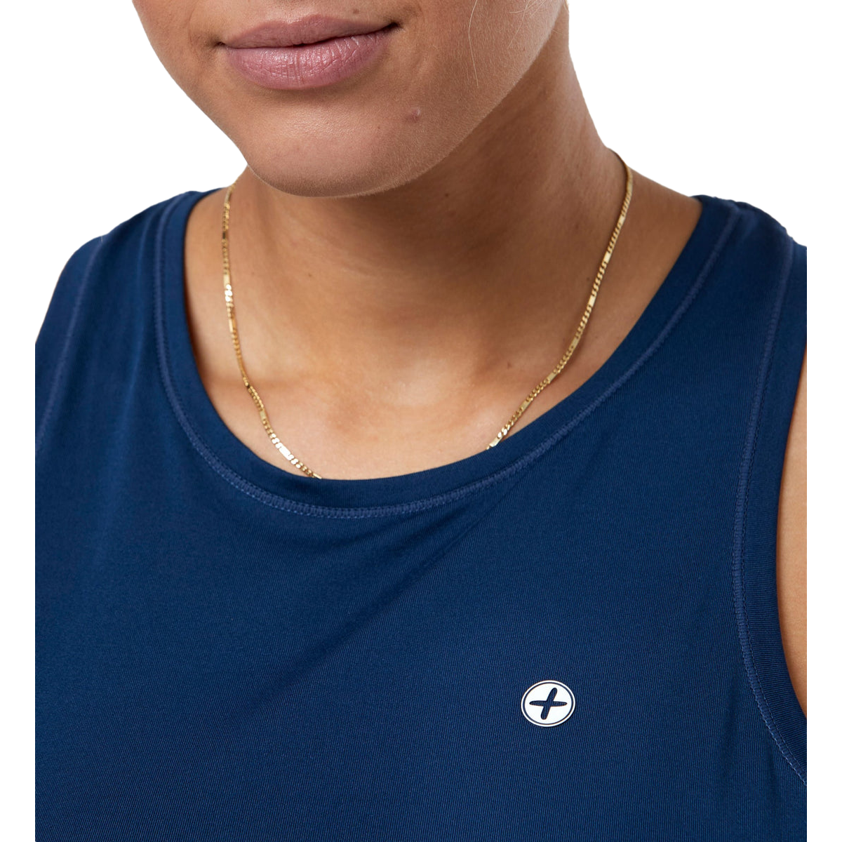 Gym+Coffee Rentless Racerback Vest - Womens - Petrol Blue
