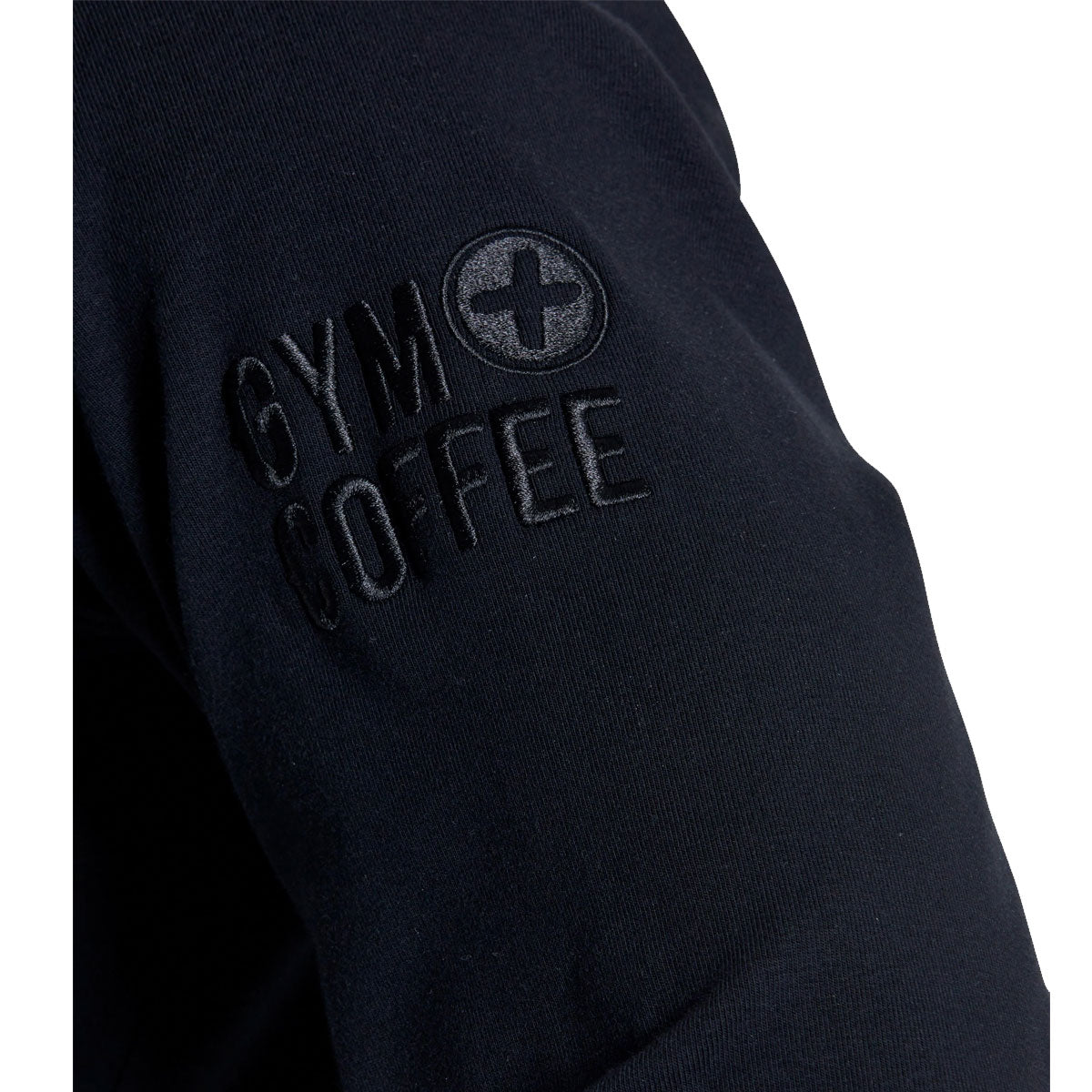 Gym+Coffee Chill Half Zip Hoodie - Mens - Black