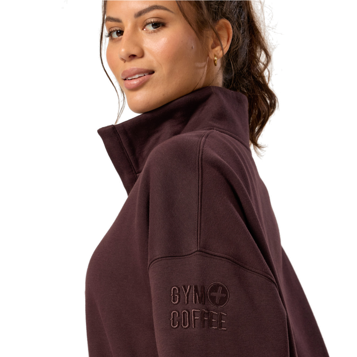 Gym+Coffee Sierra Snap Collar Jacket - Womens - Mocha Bean