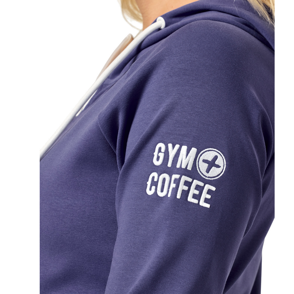 Gym+Coffee Chill Zip Hoodie - Womens - Violet Smoke