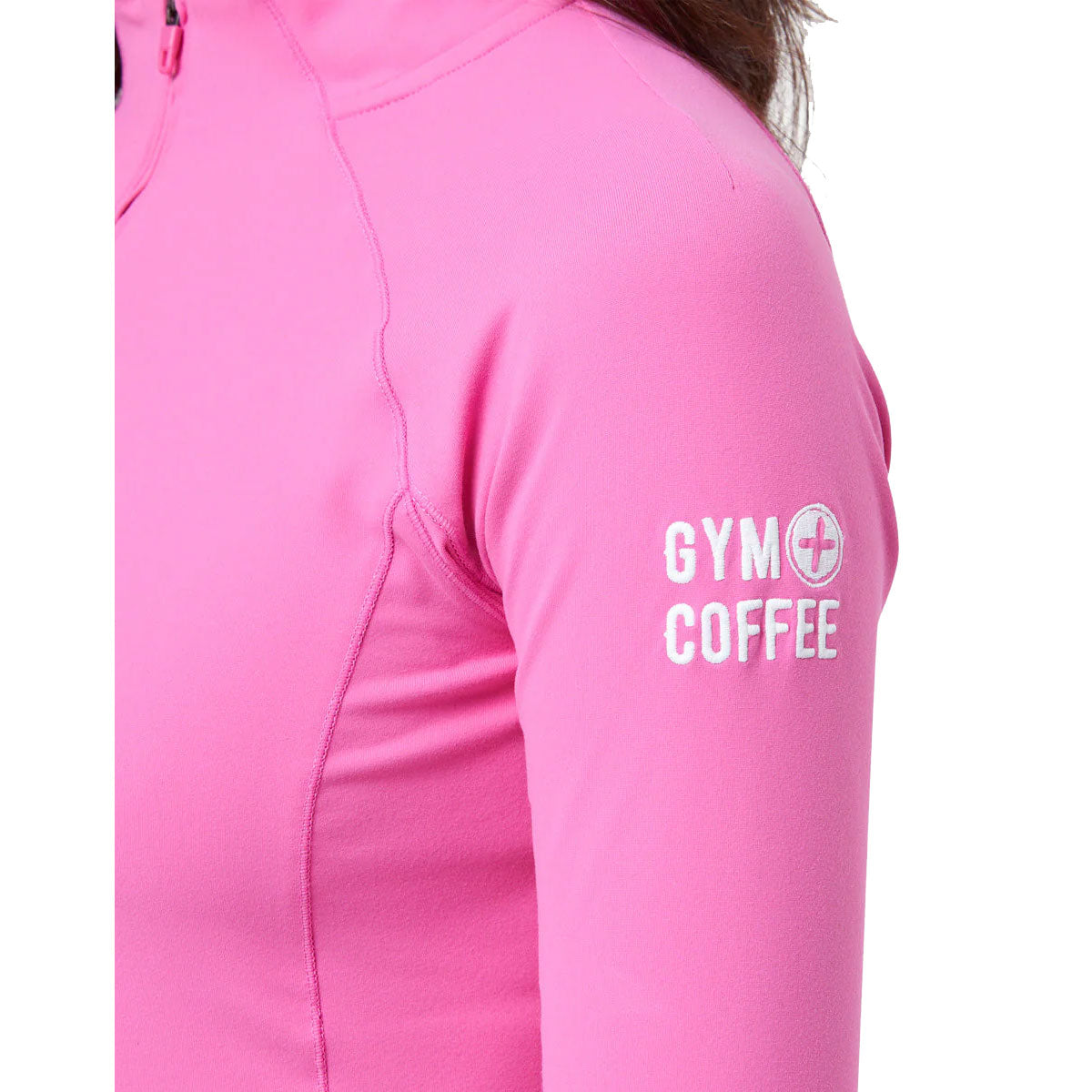 Gym+Coffee Relentless 1/4 Zip Jacket - Womens - Strawberry Moon