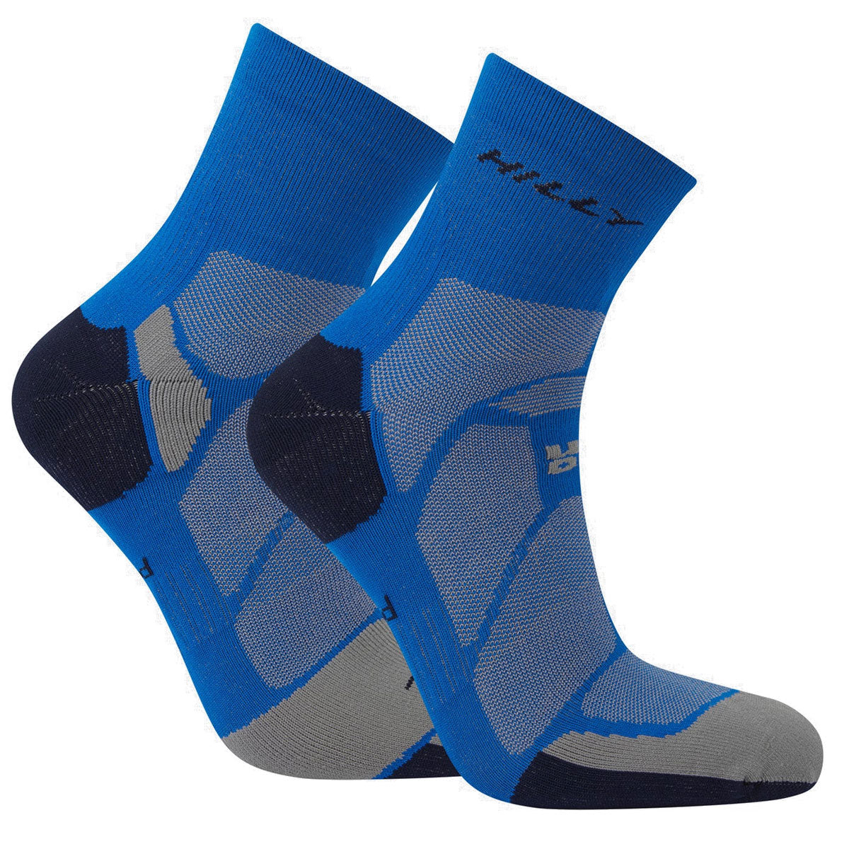 Hilly Marathon Fresh Anklet Socks - Adult - Cobalt/Iron