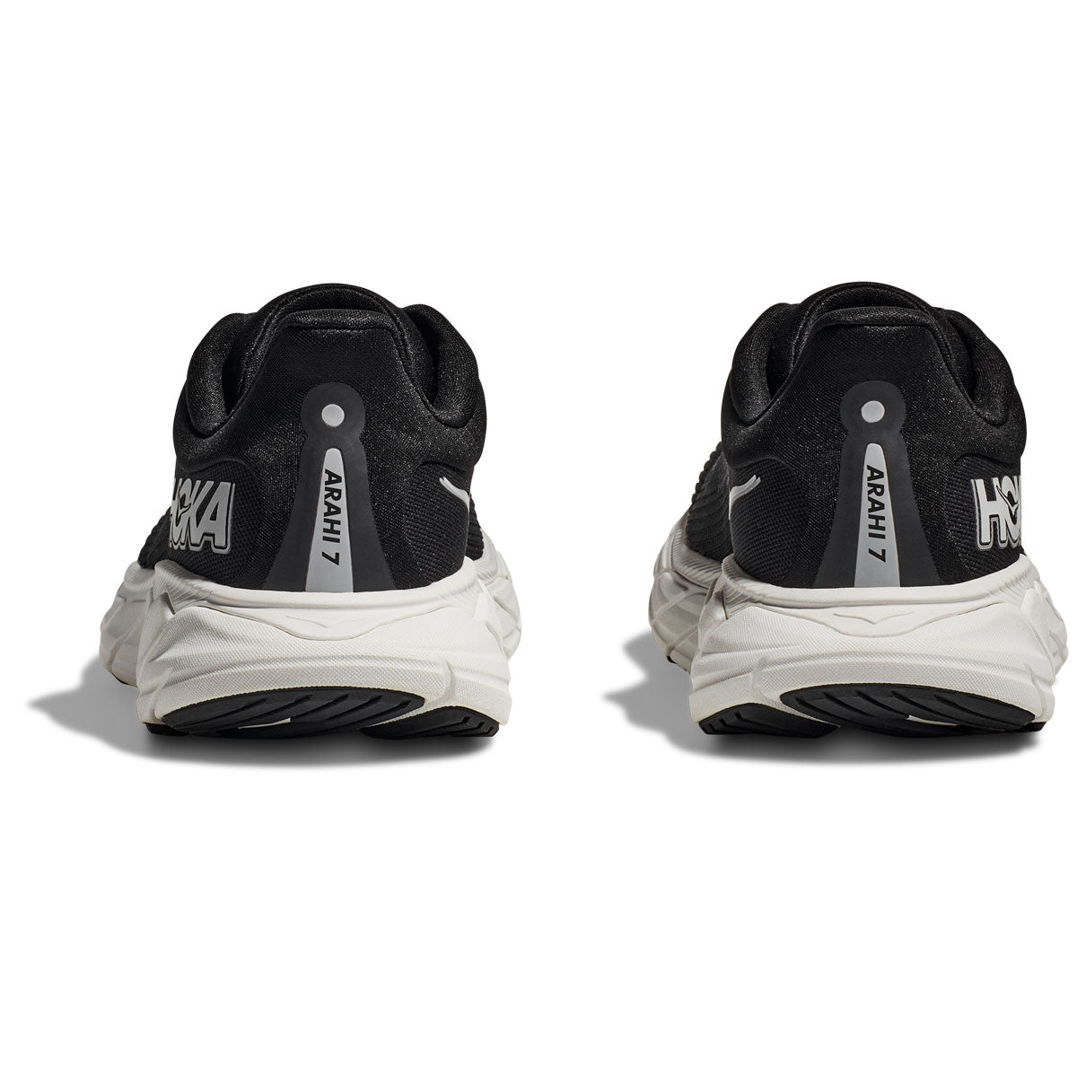 Hoka Arahi 7 Wide Fit Running Shoes - Womens - Black/White