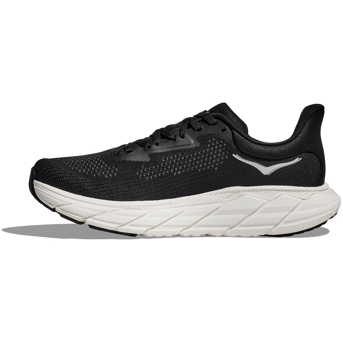 Hoka Arahi 7 Wide Fit Running Shoes - Womens - Black/White
