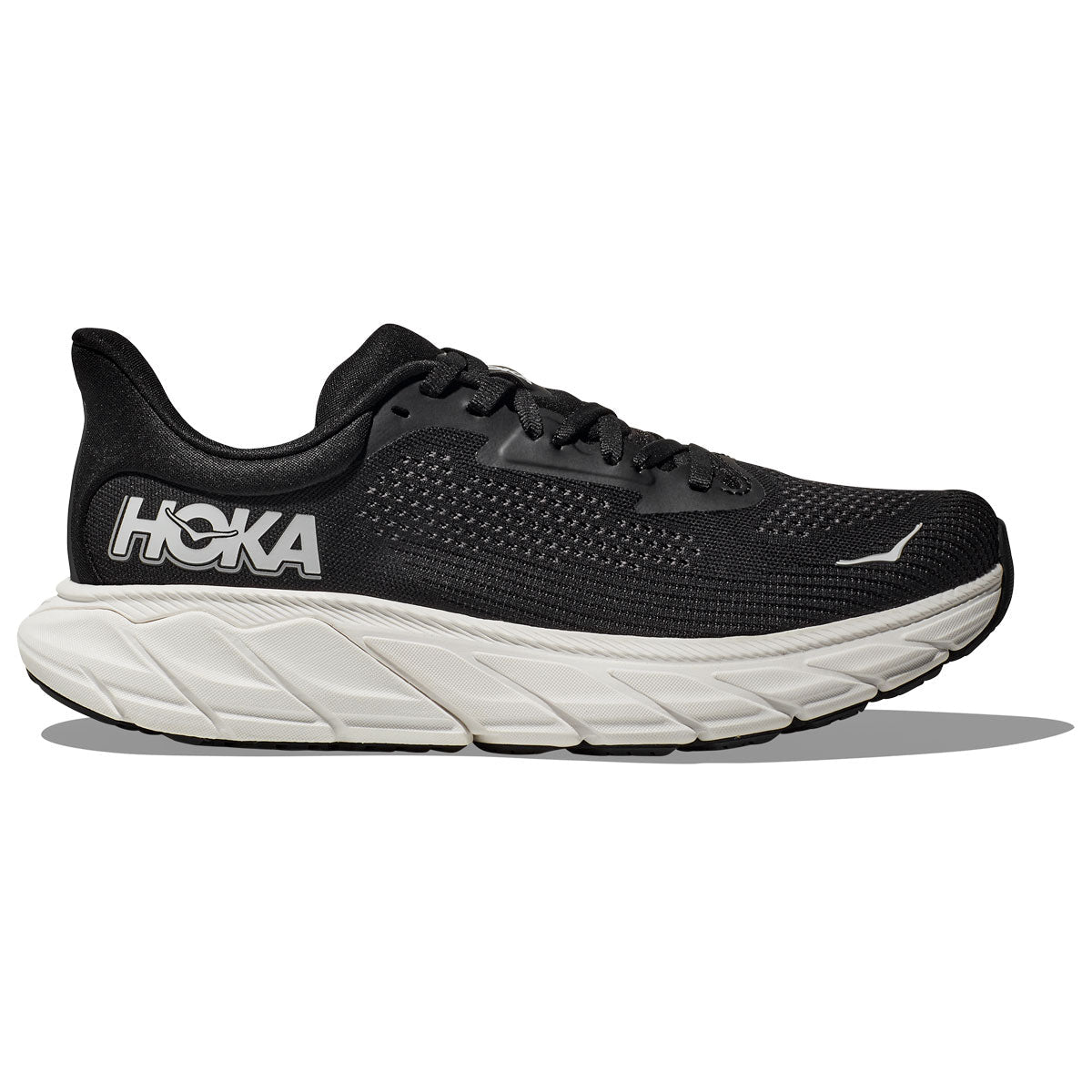 Hoka Arahi 7 Wide Fit Running Shoes - Womens - Black/White