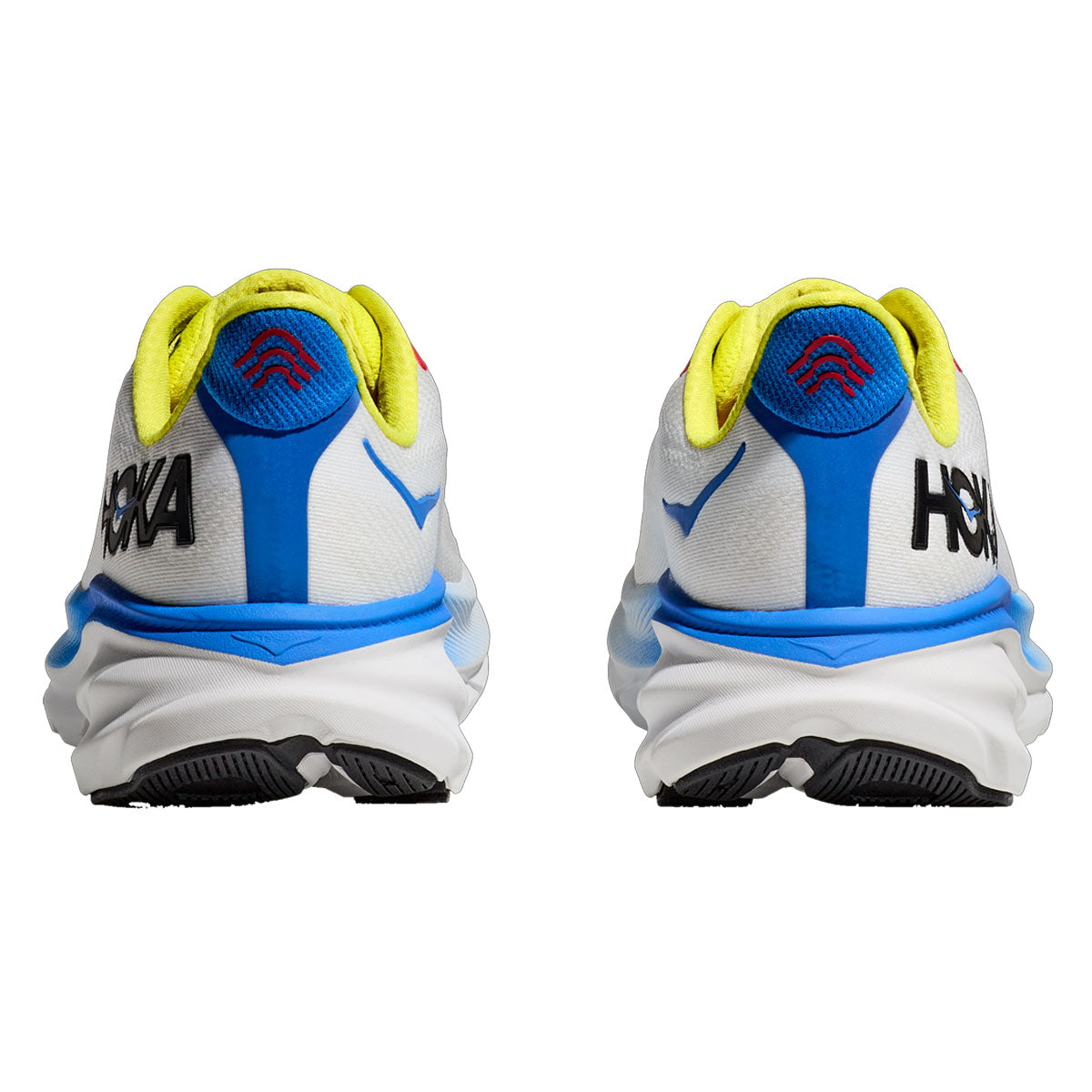 Hoka Clifton 9 Running Shoes - Mens - Blanc De Blanc/Virtual Blue