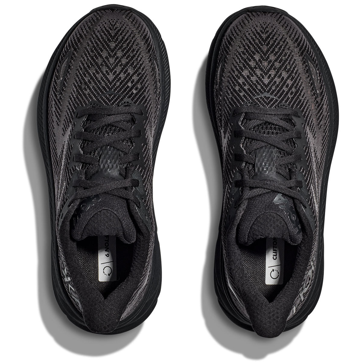 Hoka Clifton 9 Running Shoes - Mens - Black/Black