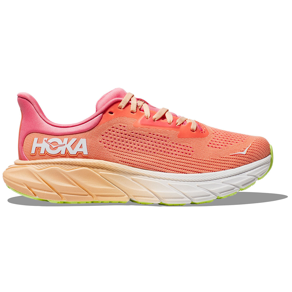 Hoka Arahi 7 Running Shoes - Womens - Papaya/Coral