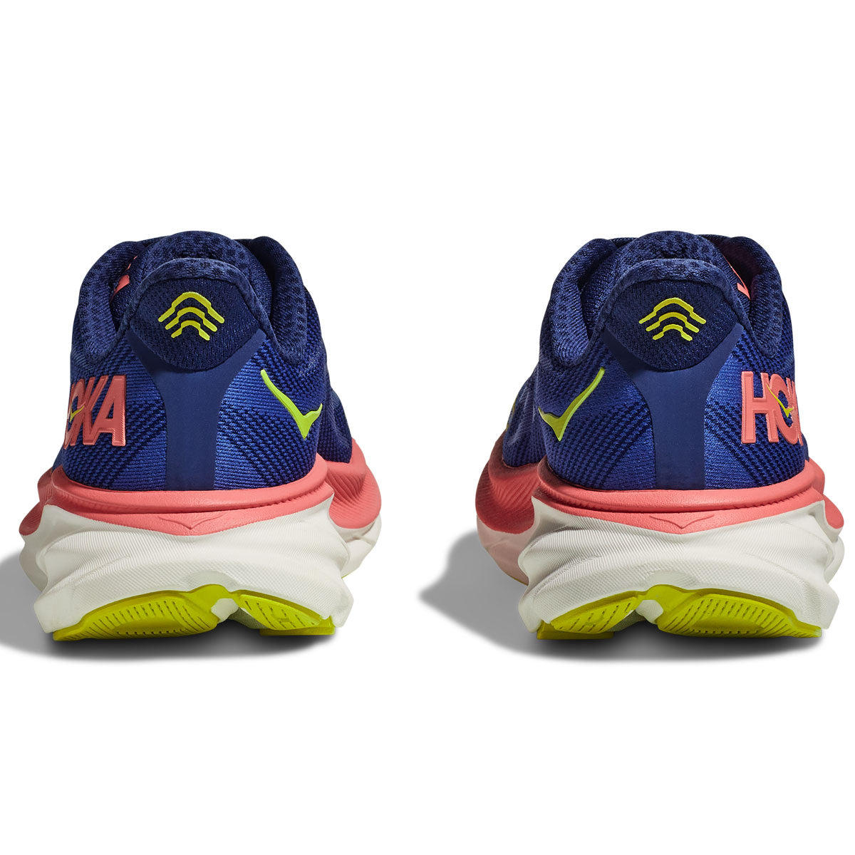 Hoka Clifton 9 Running Shoes - Womens - Evening Sky/Coral