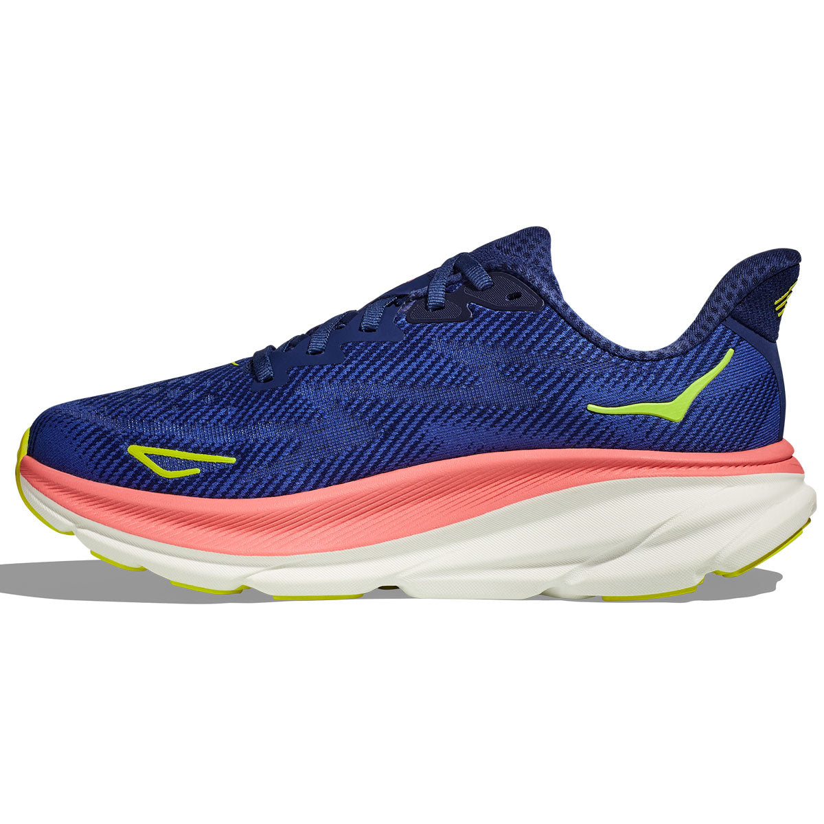 Hoka Clifton 9 Running Shoes - Womens - Evening Sky/Coral
