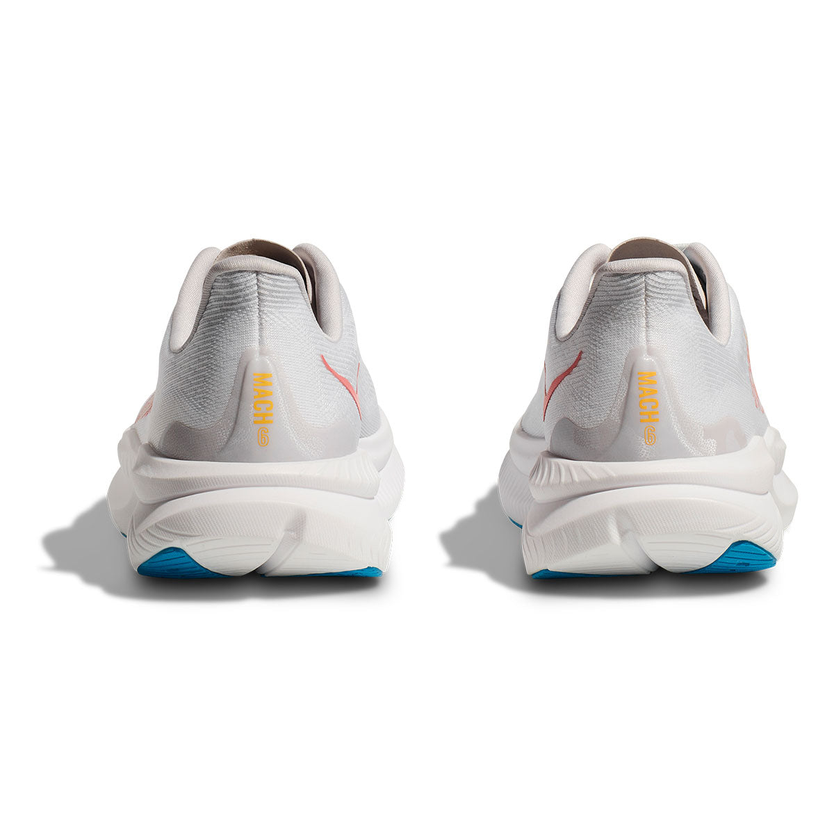 Hoka Mach 6 Running Shoes - Womens - White/Nimbus Cloud