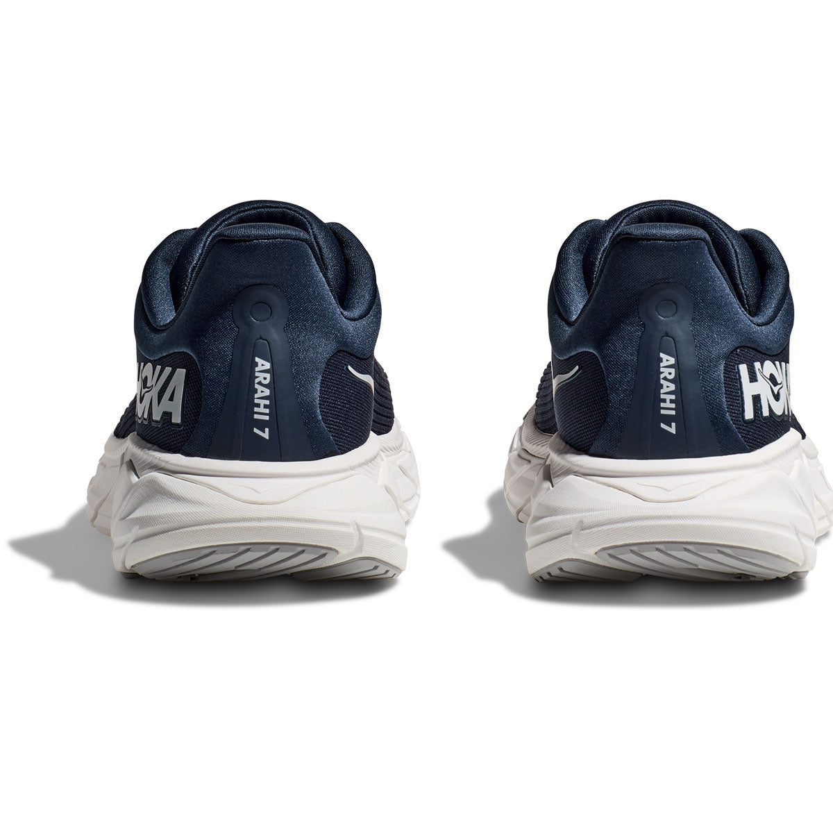 Hoka Arahi 7 Wide Fit Running Shoes - Mens - Outer Space/White