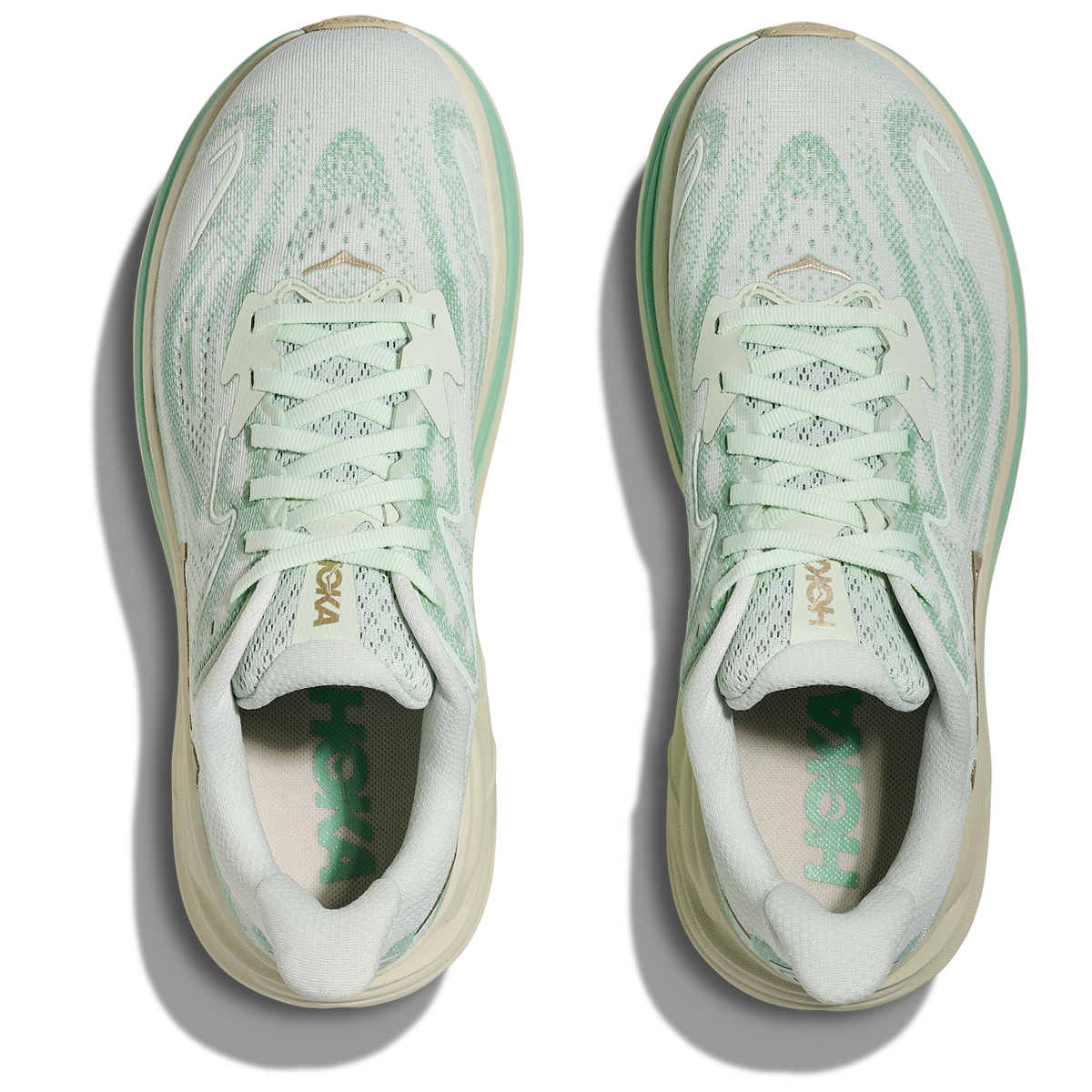Hoka Clifton 10 Running Shoes - Womens - Sea Glass/Jadeite