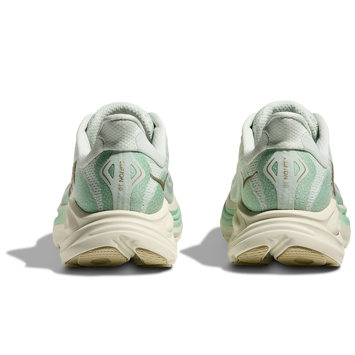 Hoka Clifton 10 Running Shoes - Womens - Sea Glass/Jadeite