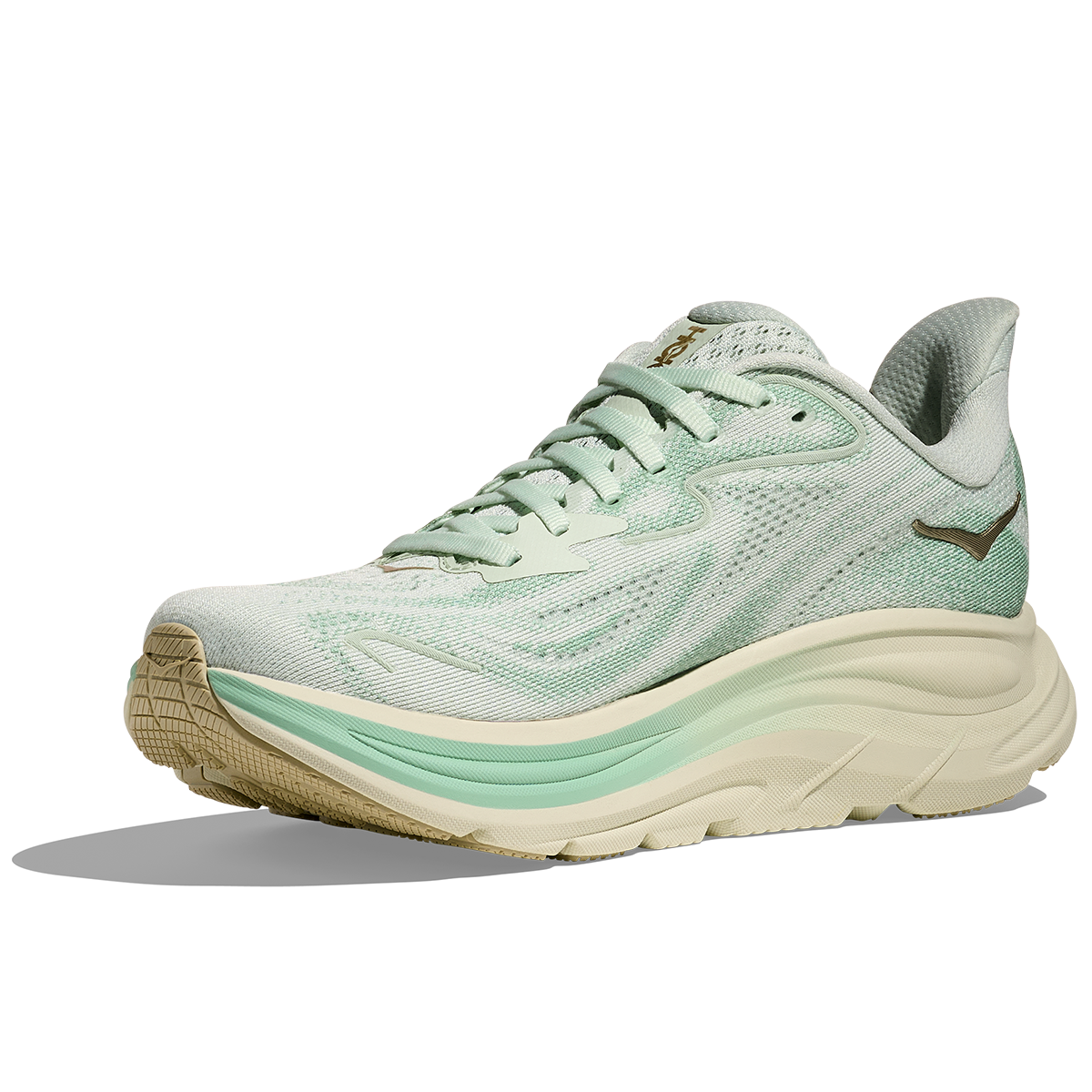 Hoka Clifton 10 Running Shoes - Womens - Sea Glass/Jadeite
