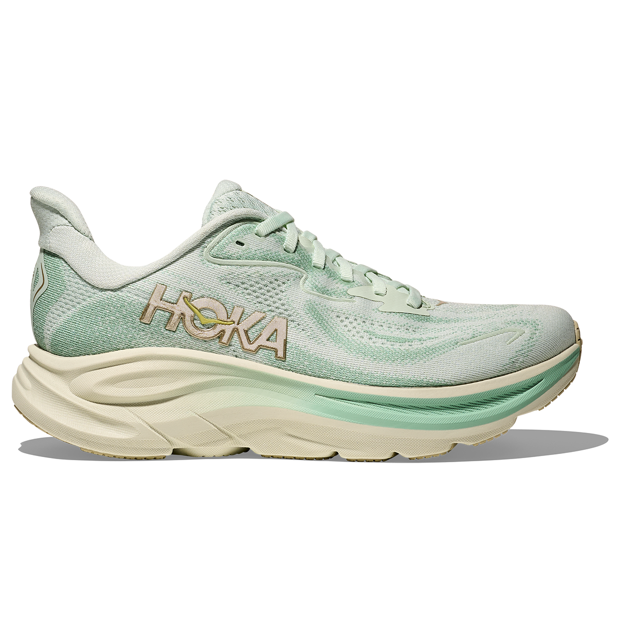 Hoka Clifton 10 Running Shoes - Womens - Sea Glass/Jadeite