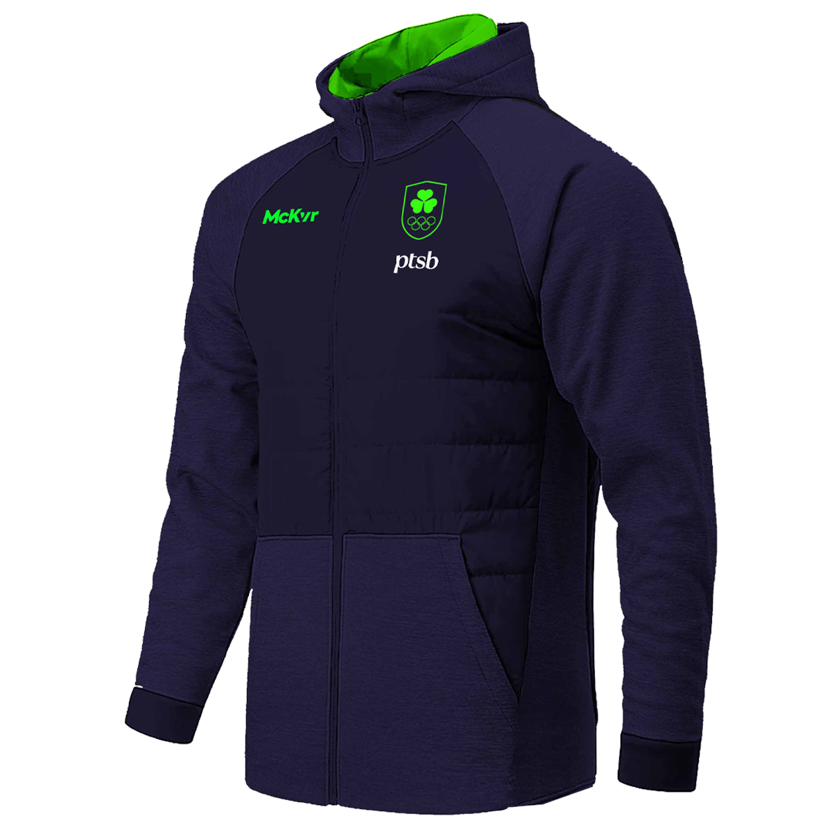 Mc Keever Team Ireland Interlock Jacket - Adult - Navy