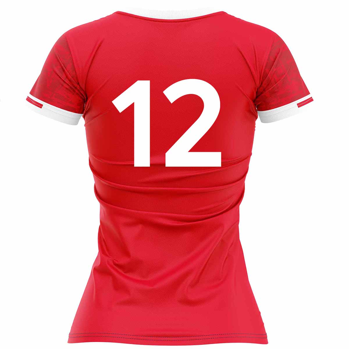 Mc Keever Dromahair GAA Numbered Playing Jersey - Womens - Red