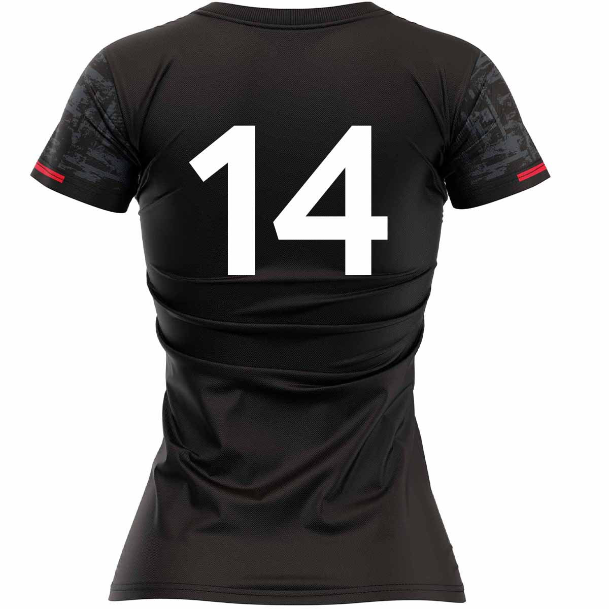 Mc Keever Dromahair GAA Numbered Playing Jersey - Womens - Black