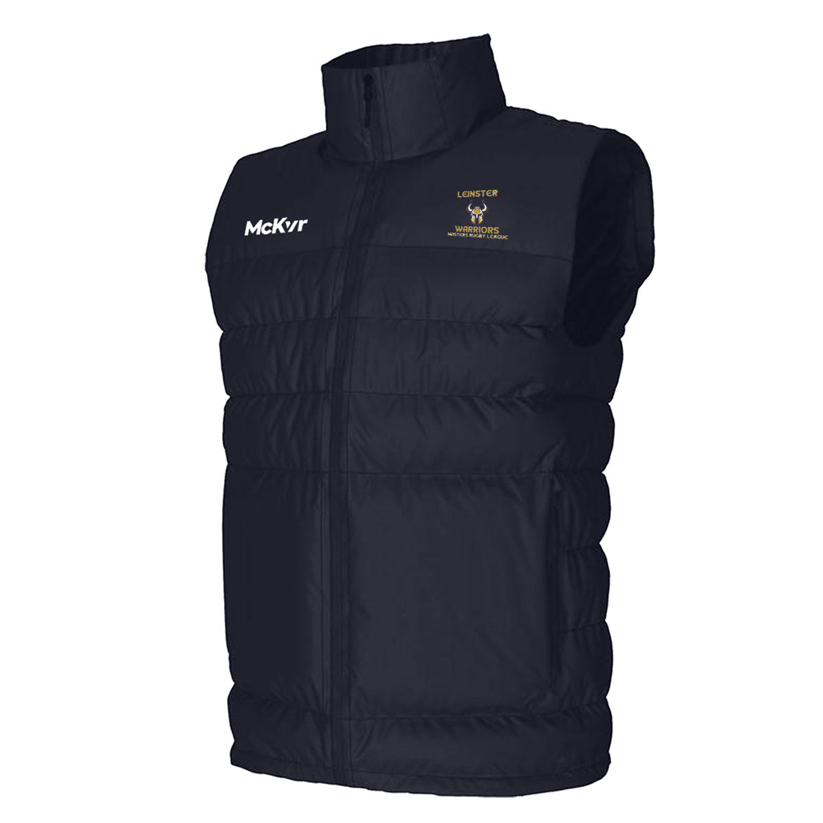 Mc Keever Leinster Warriors Masters Rugby Core 22 Padded Gilet - Youth - Navy