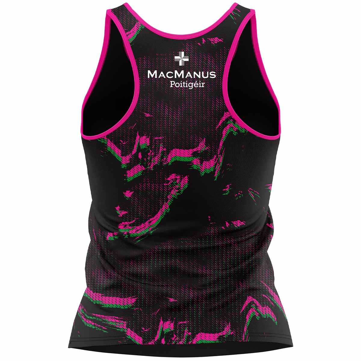 Mc Keever Leitrim GAA Official Vital Training Vest - Womens - Black/Pink