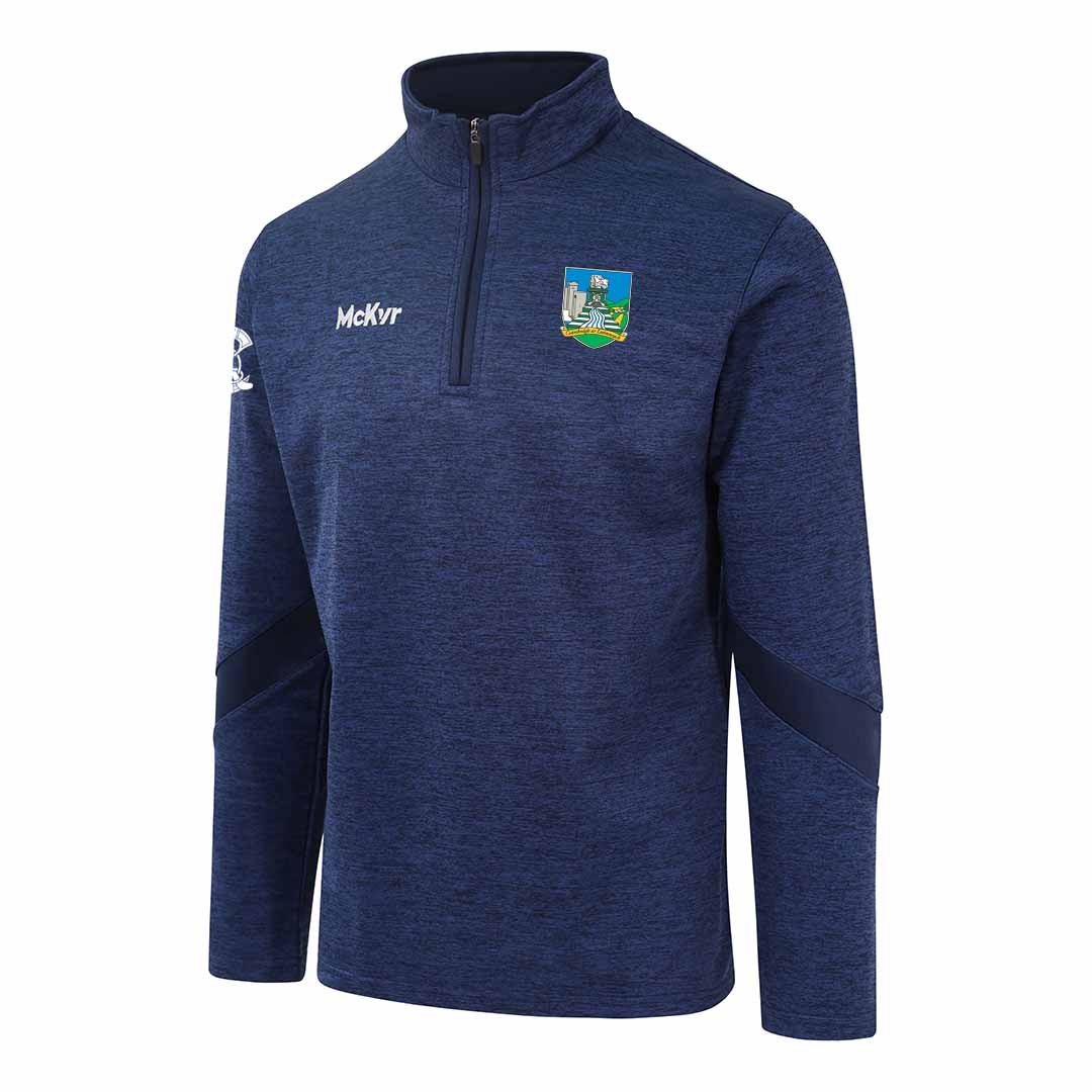 McKvr Limerick Camogie Official Core 22 1/4 Zip Top - Adult - Navy