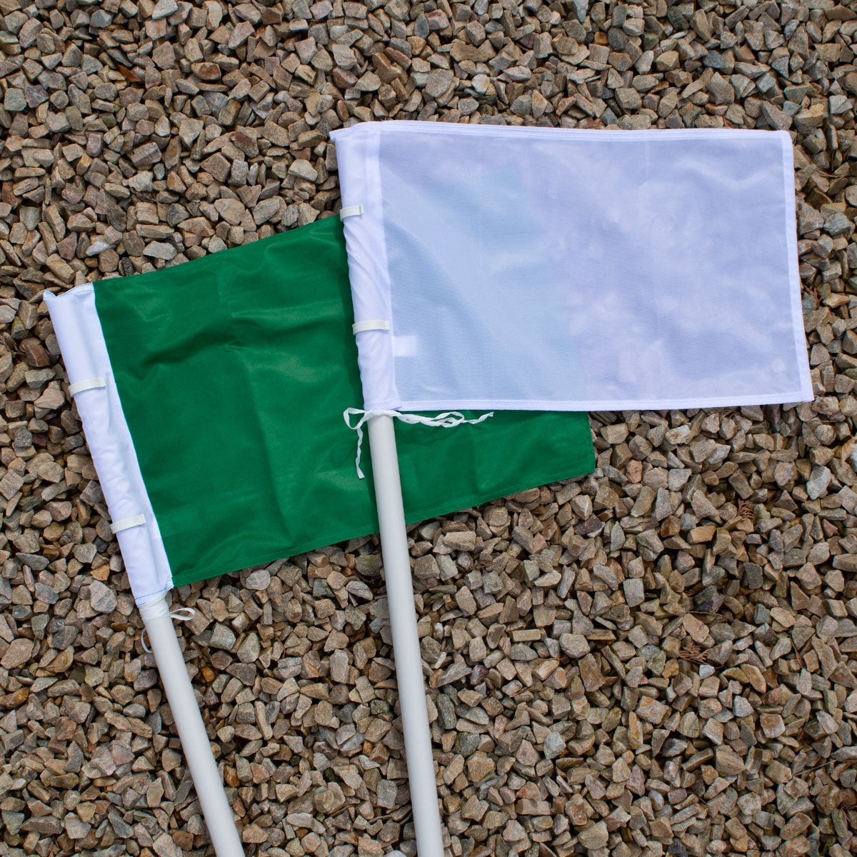 Mc Keever Sports Linesman/Umpire Flags Set of 8 - With Poles