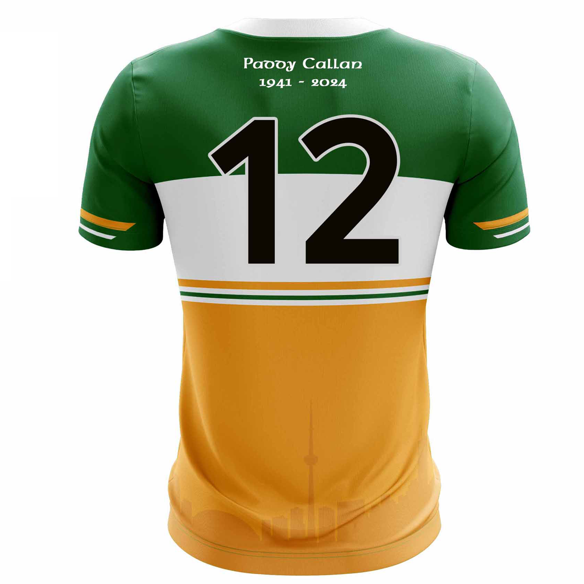 Mc Keever Toronto Gaels Numbered Playing Jersey - Youth - Amber/Green