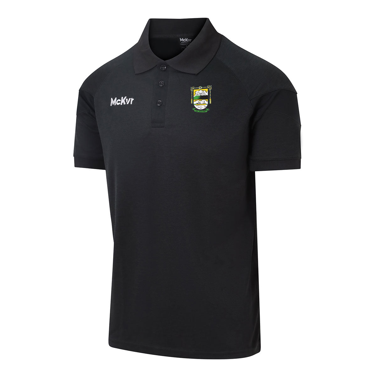 An Riocht Logo McKvr An Riocht GFC Core 22 Polo Top - Adult - Black – McKeever Sports UK