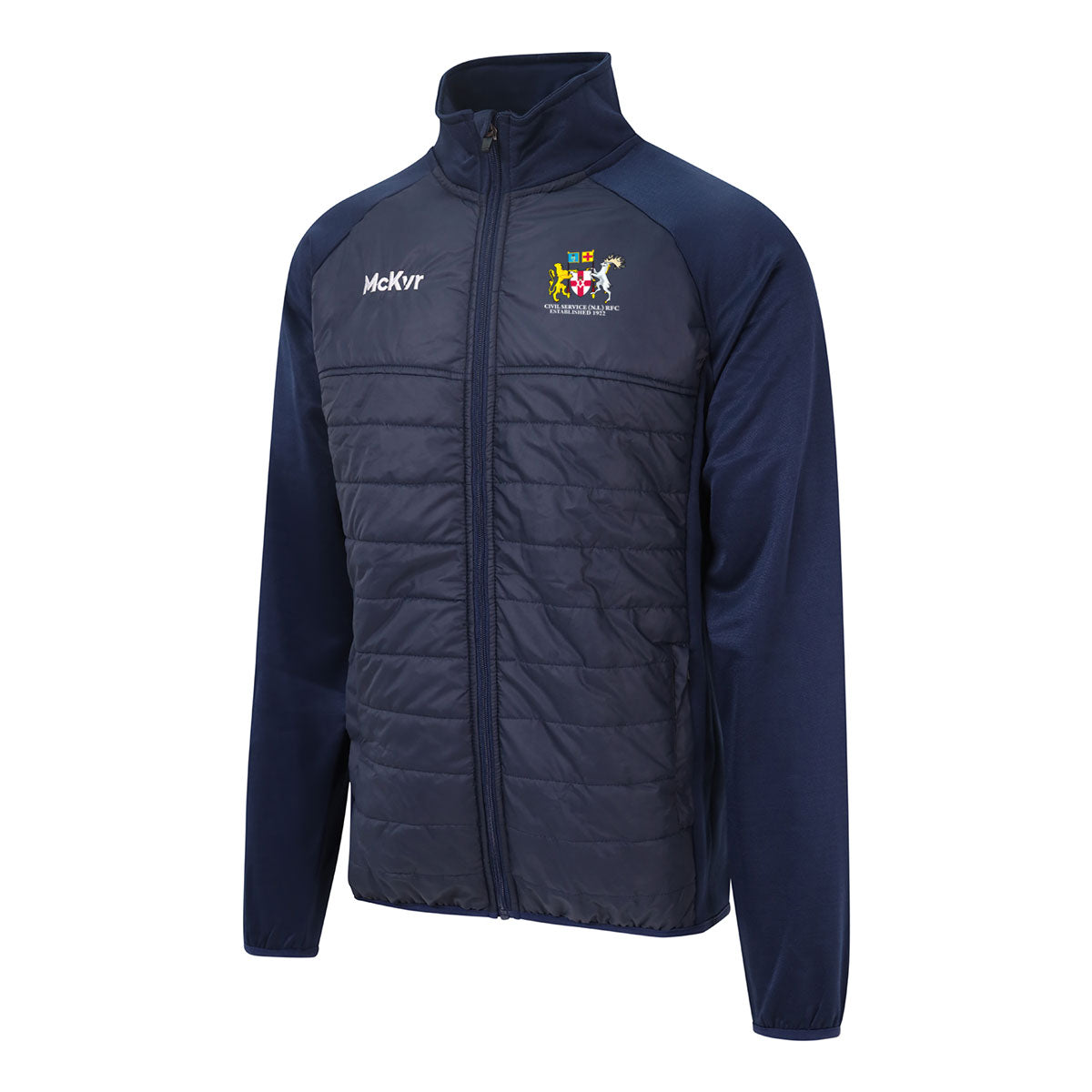 Mc Keever Civil Service NI RFC Core 22 Minis Hybrid Jacket - Youth - Navy