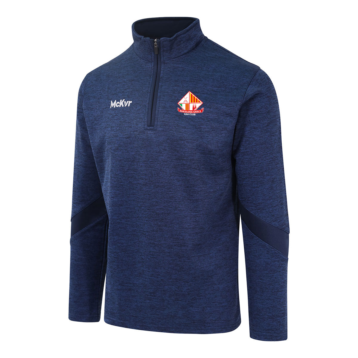 McKvr Barcelona Gaels Core 22 1/4 Zip Top - Adult - Navy