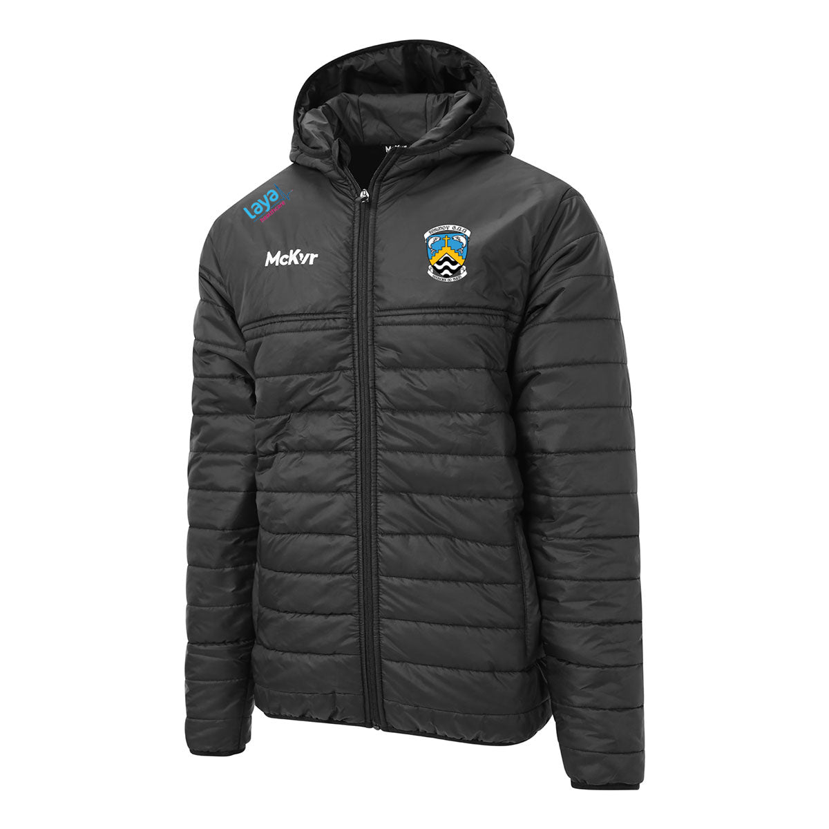 McKvr Fermoy GAA Core 22 Puffa Jacket - Adult - Black