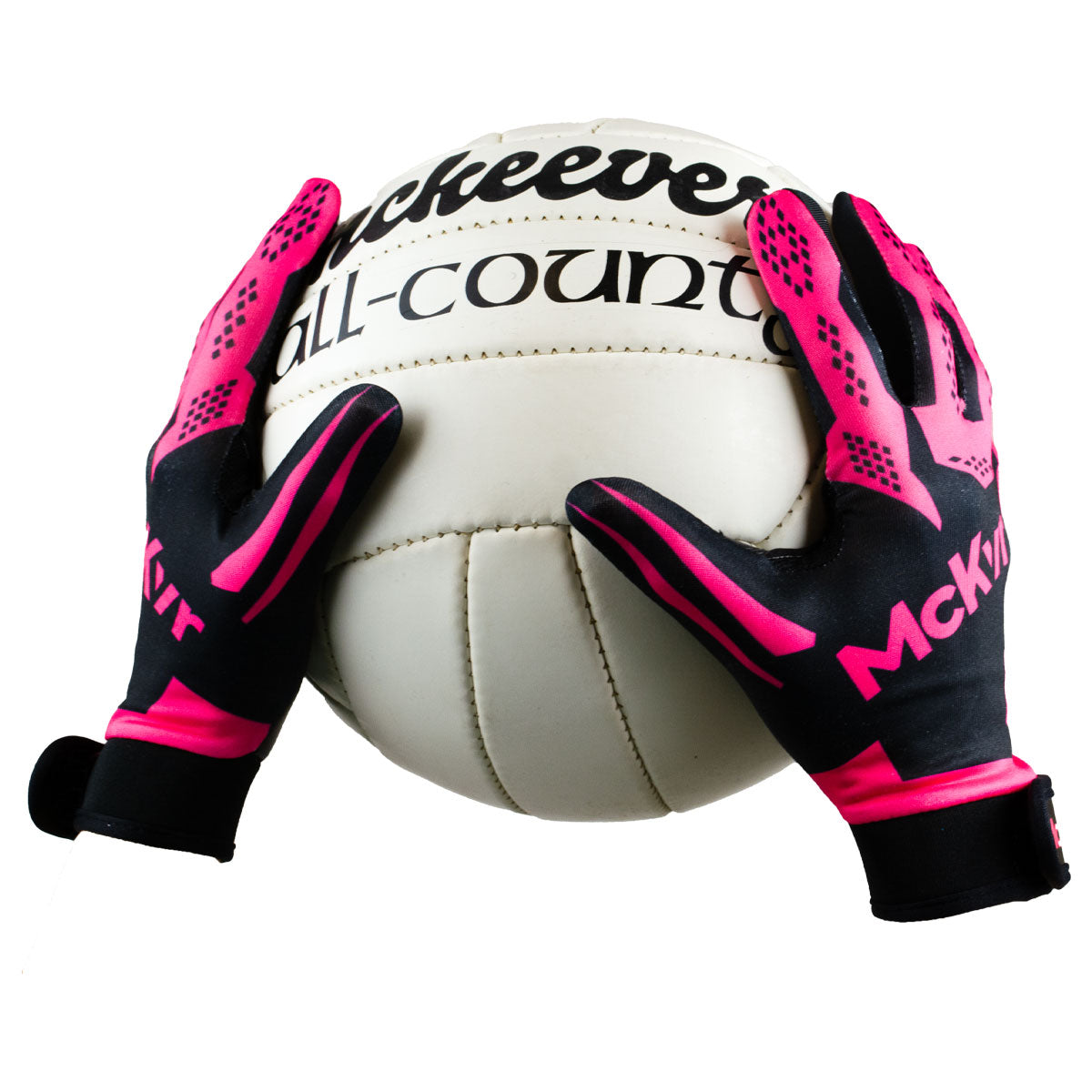 Mc Keever 2.0 Gaelic Gloves - Youth - Black/Pink