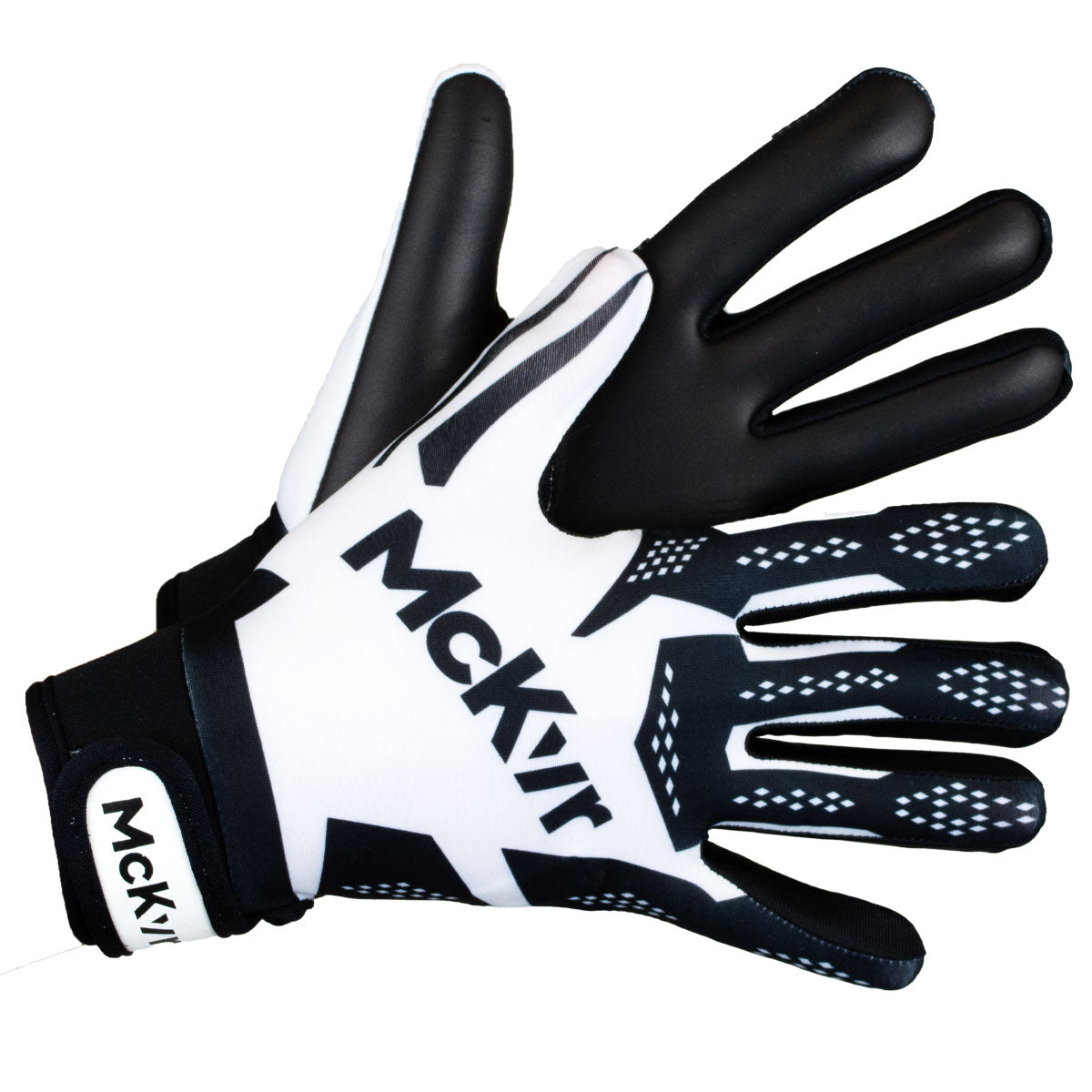 Mc Keever 2.0 Gaelic Gloves - Adult - White/Black