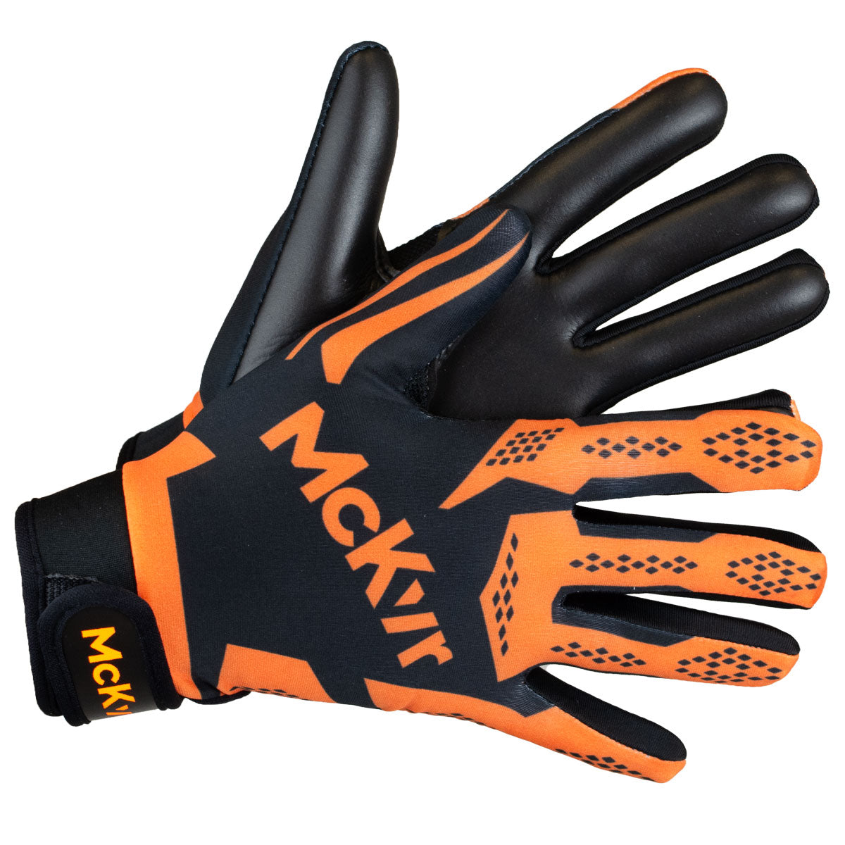 Mc Keever 2.0 Gaelic Gloves - Adult - Black/Orange