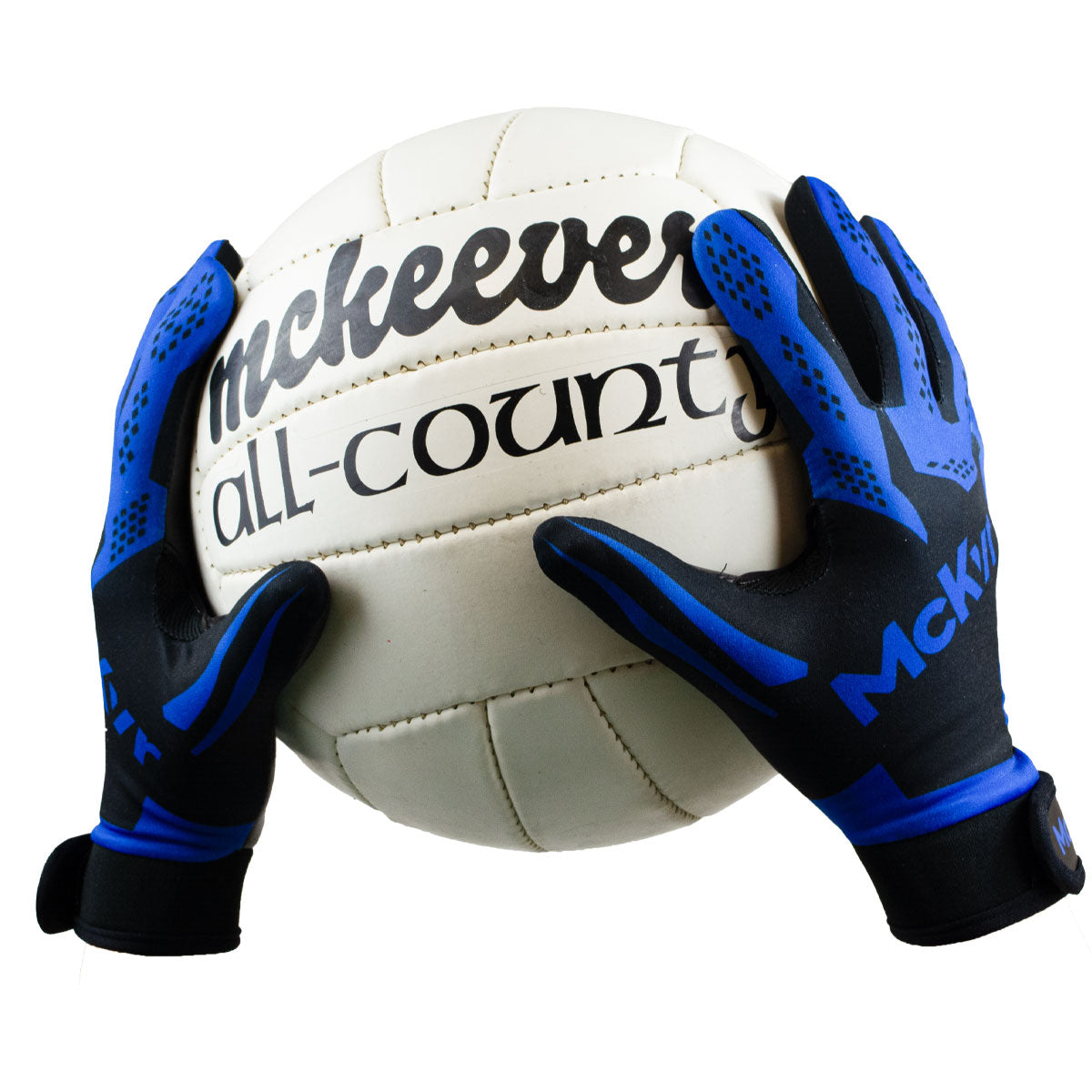 Mc Keever 2.0 Gaelic Gloves - Youth - Black/Royal