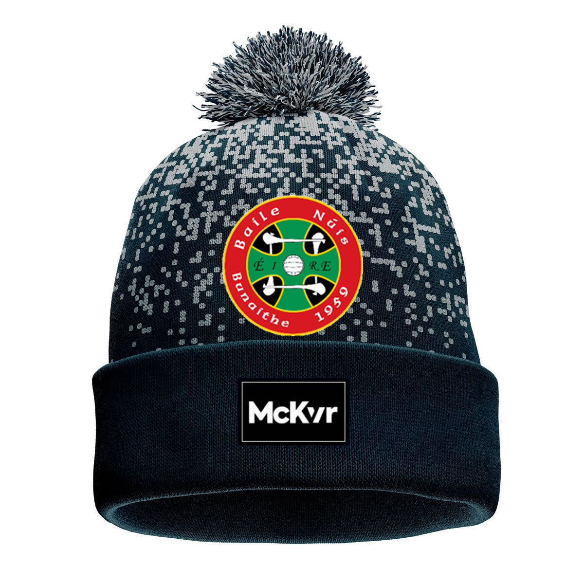 Mc Keever Newcestown GAA Core 22 Bobble Hat - Youth - Navy/Grey