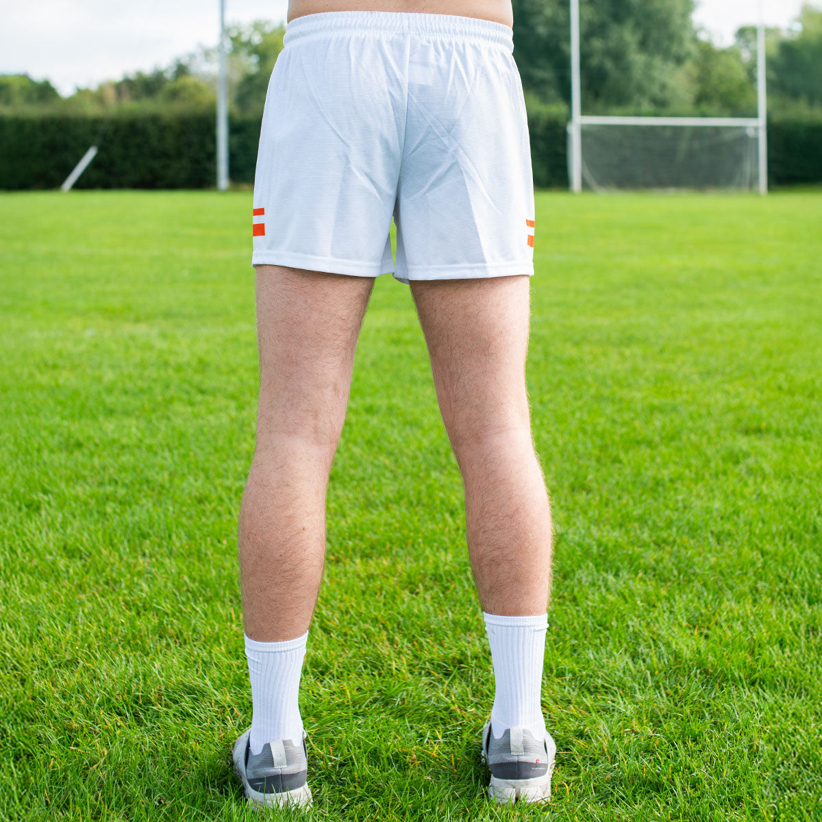 Mc Keever Core Pro GAA Shorts - Adult - White/Orange