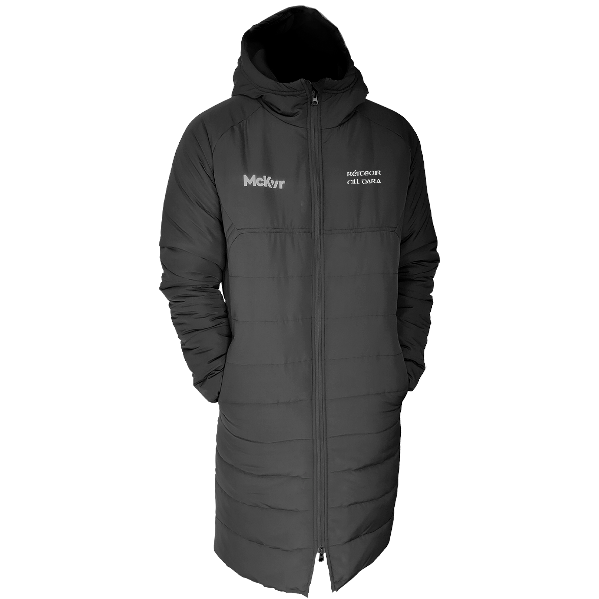 McKvr Kildare LGFA Referees Core Pro Sideline Coat - Adult - Black ...