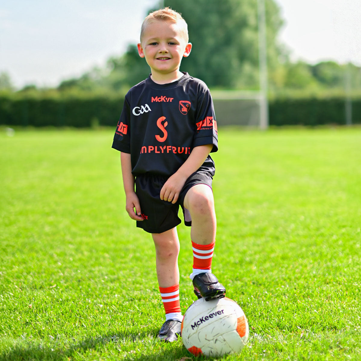Mc Keever Armagh GAA Away Jersey - Youth - Black