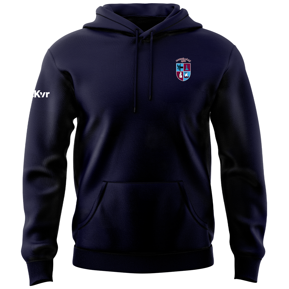 McKvr Naomh Olaf GAA Core Pro Cotton Hoodie - Youth - Navy