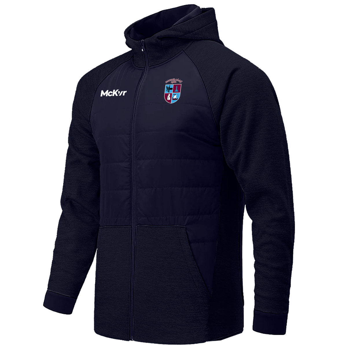 McKvr Naomh Olaf GAA Core Pro Interlock Jacket - Youth - Navy