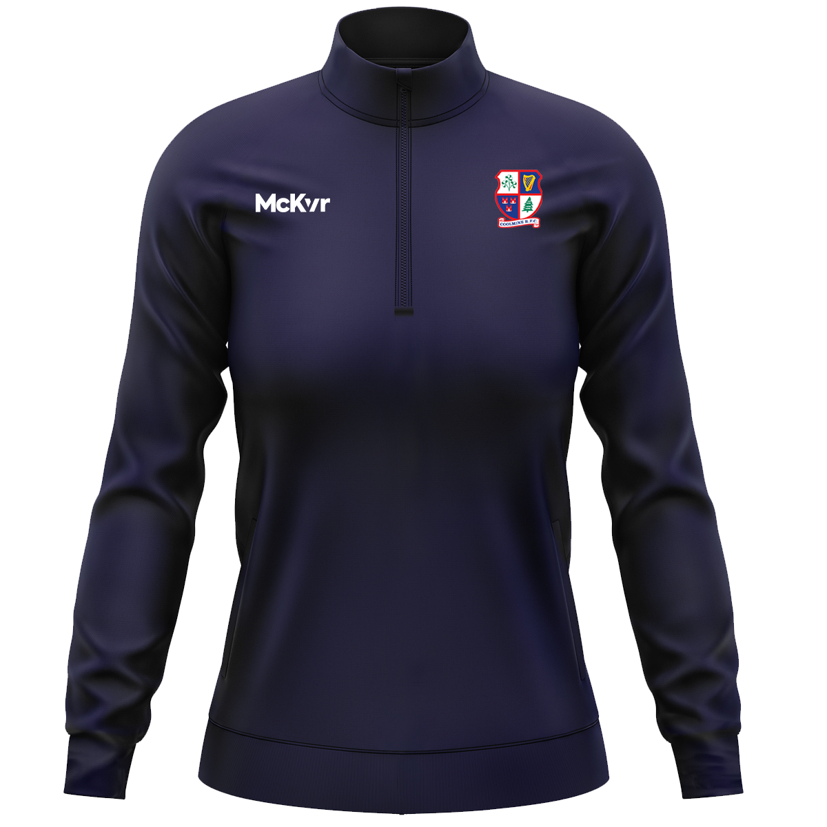 McKvr Coolmine RFC Core Pro 1/4 Zip Top - Womens - Navy – McKeever ...