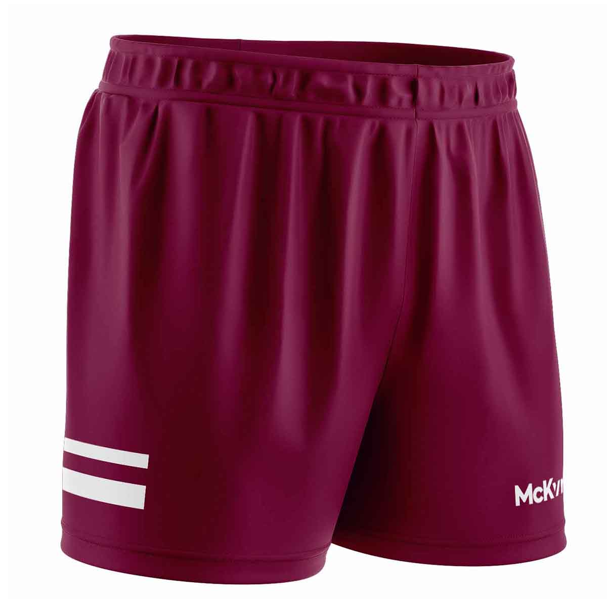 Mc Keever Core Pro GAA Shorts - Adult - Maroon/White
