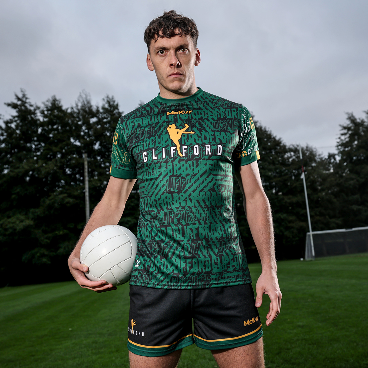 McKvr Clifford Jersey - Adult - Green/Black/Amber