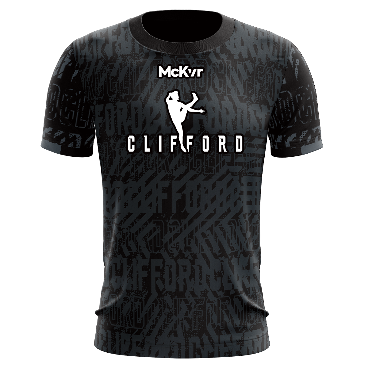 McKvr Clifford Jersey - Adult - Black/Charcoal