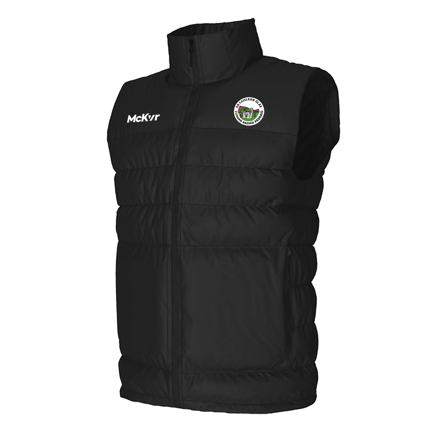 Mc Keever St Patricks Greencastle GFC Core 22 Padded Gilet - Youth - Black