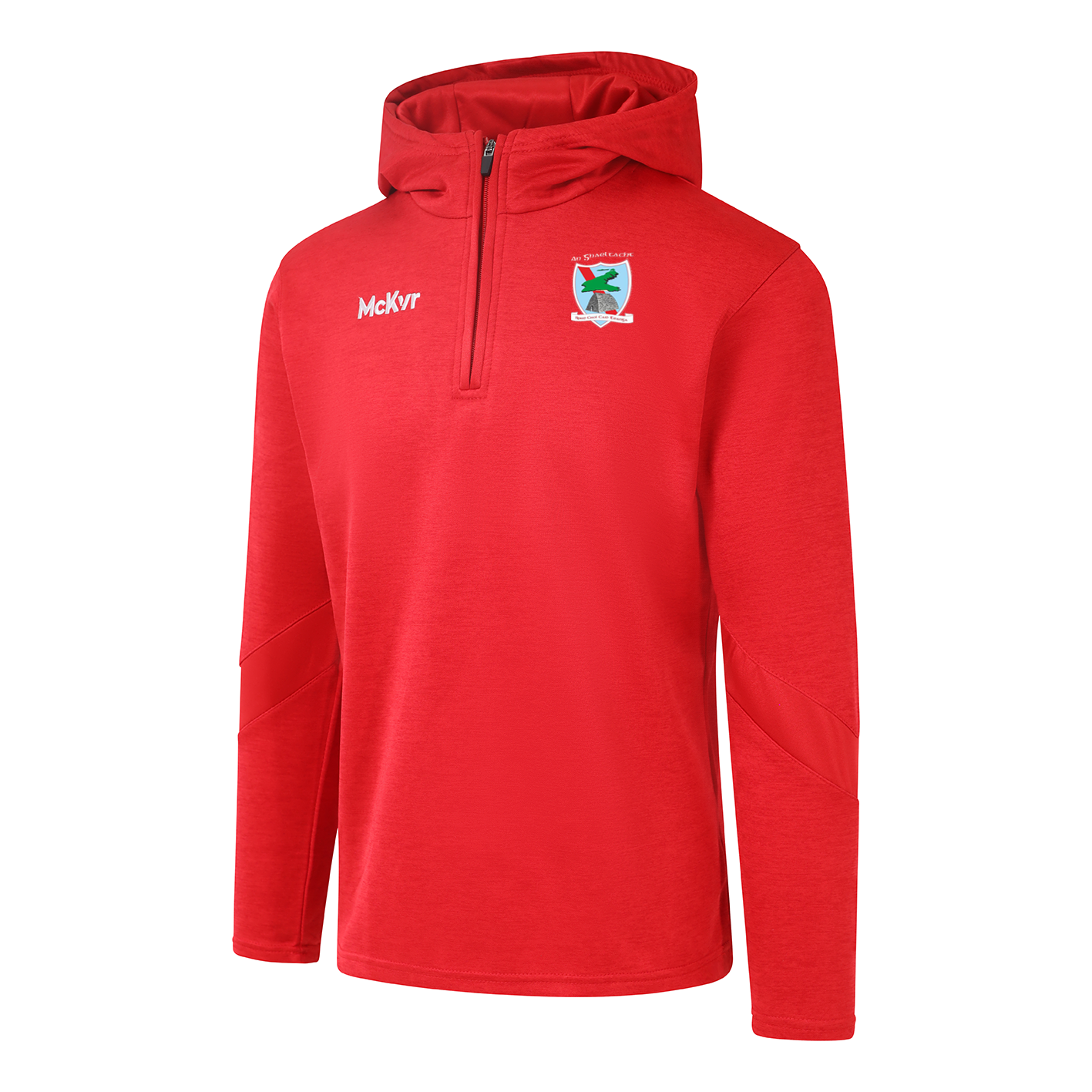 McKvr An Ghaeltacht GAA Core 22 1/4 Zip Hoodie - Youth - Red